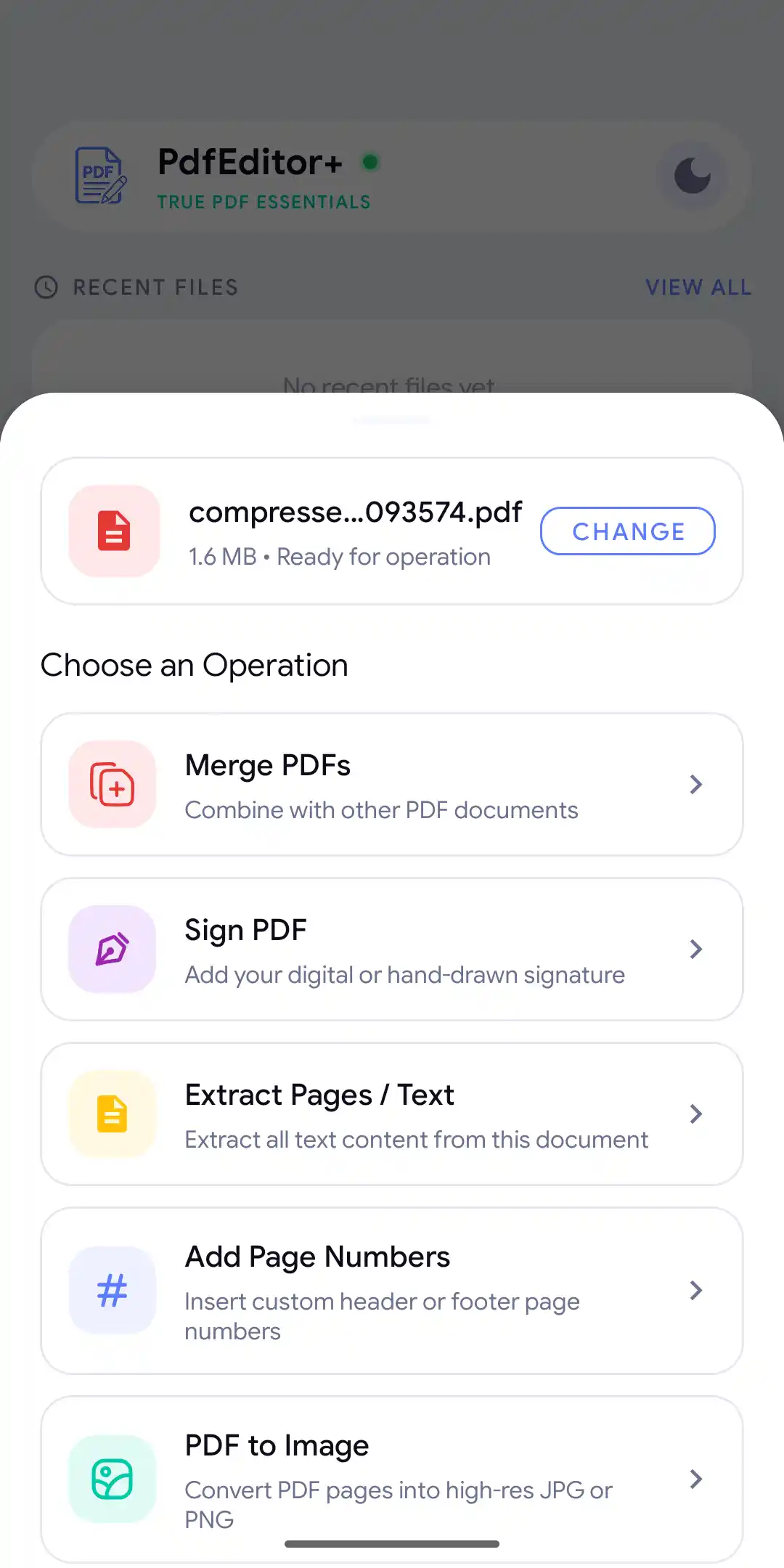 PdfEditor+ Compression & Sign